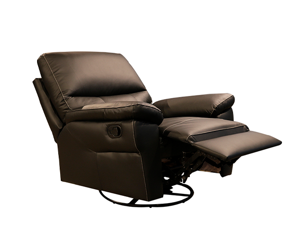 poltrona para sala de couro