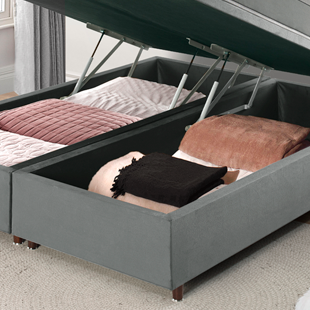 base de colchão cinza