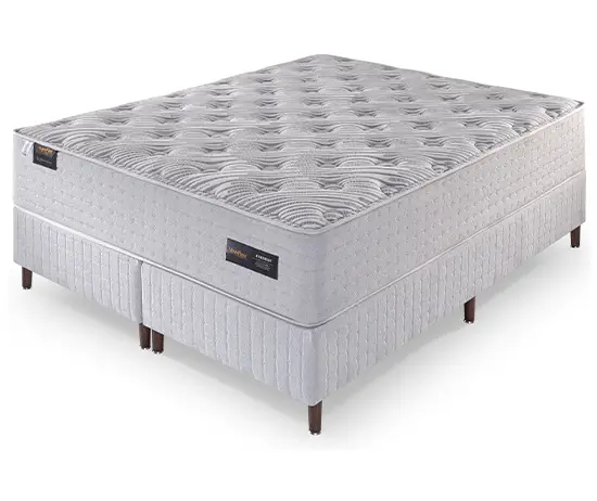 Conjunto Box Everest Espuma Densidade D33HR + Molas