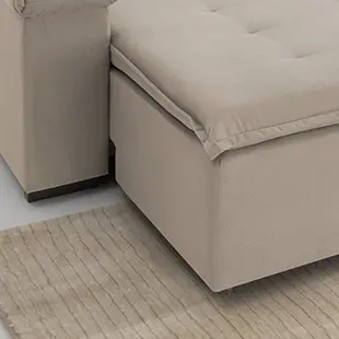 Sofá cama Icea Realeza Plus pés