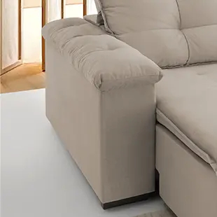 Sofá cama Icea Realeza Plus braços