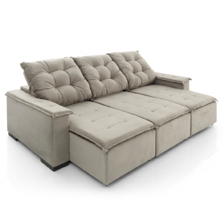 Sofá Retrátil 2,80m Siberian