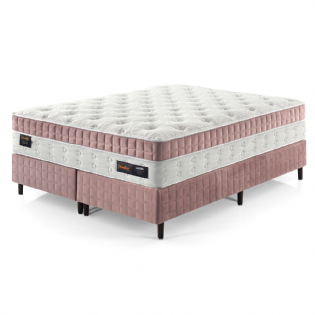 Conjunto Box Luxury Espuma Densidade D33HR + Molejo Duplo