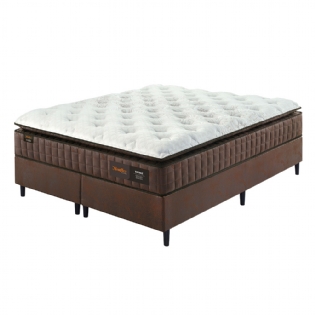 Conjunto Box Royale Espuma Densidade D40HR + Molas