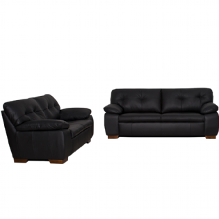 Sofá de Couro Três e Dois Lugares Acapulco