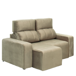 Sofá dois Lugares Retrátil e Reclinável Rubi