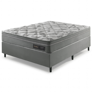 Conjunto Box Prestige Espuma Densidade D28 + Molas