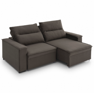 Sofá Icea Retrátil e Reclinável Antibes