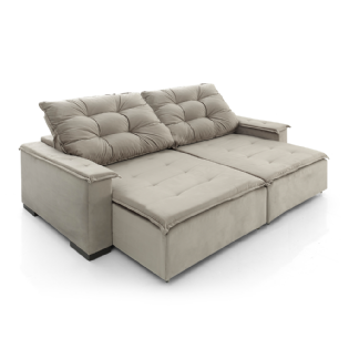 Sofá Retrátil e Reclinável Siberian