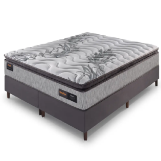 Conjunto Box Taurus Plus Ortopédico Espuma Densidade D33HR