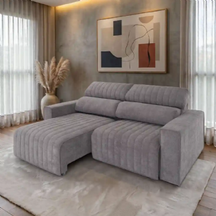 Sofá Retrátil Reclinável Santorini