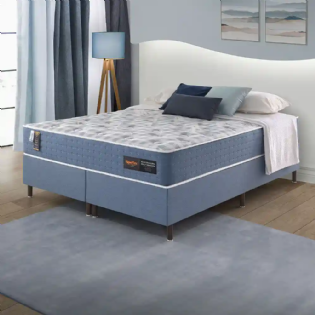 Conjunto Box Bacio Della Luna Espuma Densidade D28 + Molas